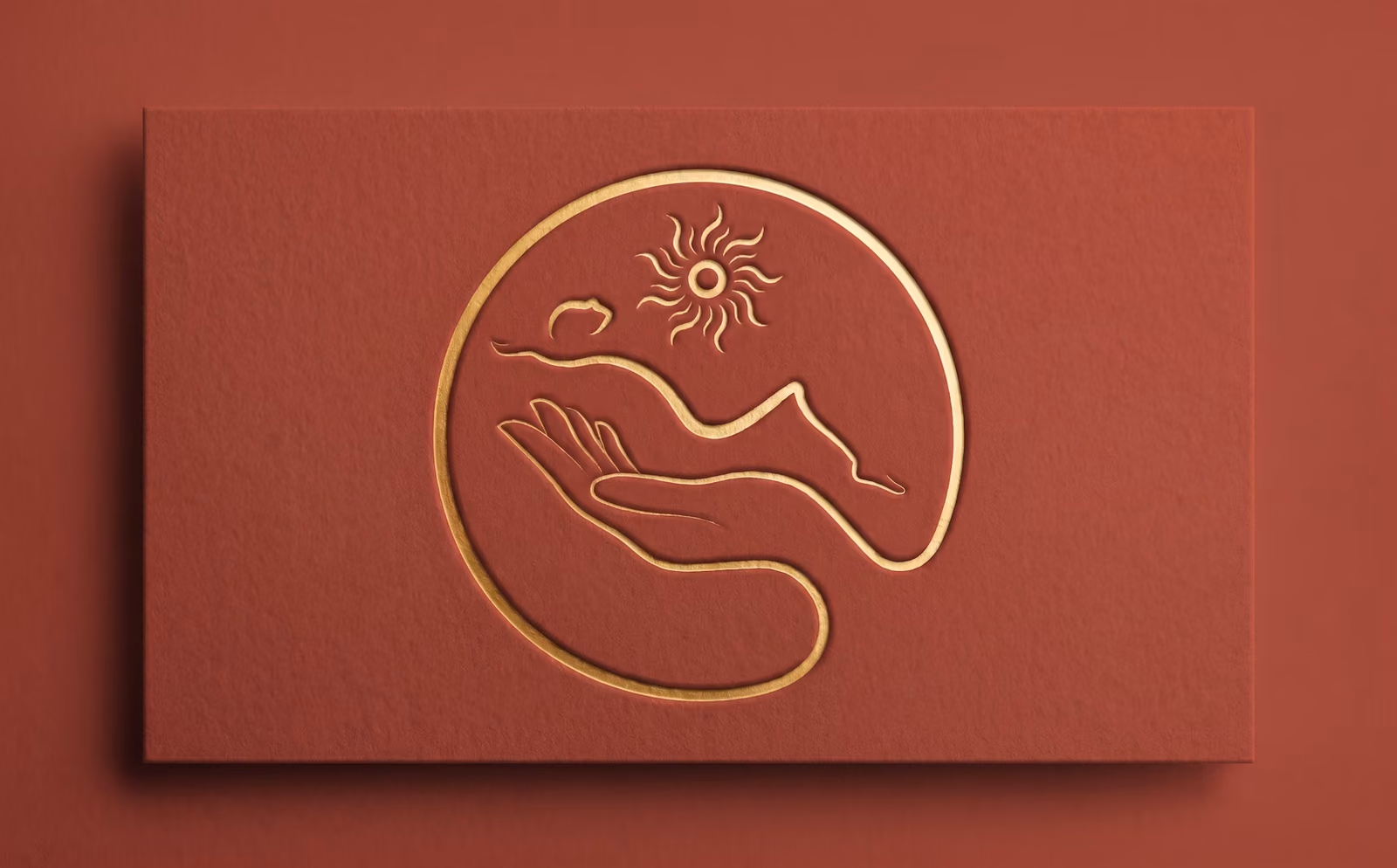 Logo Charlènesomatopathie Embossé Doré
