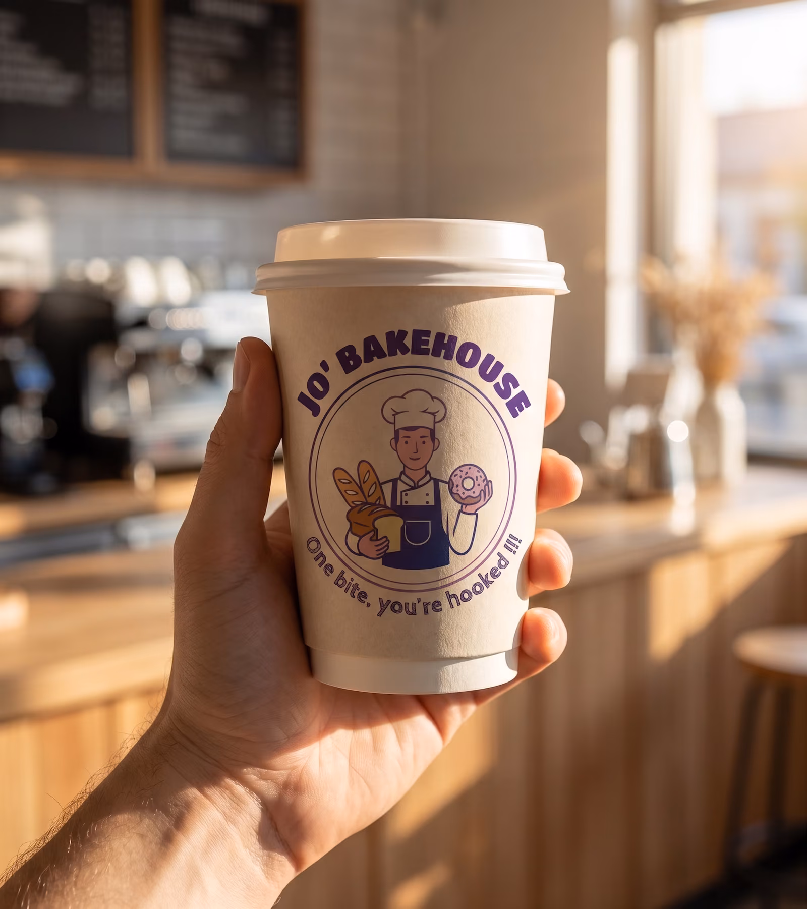 Gobelet à emporter Jo'Bakehouse