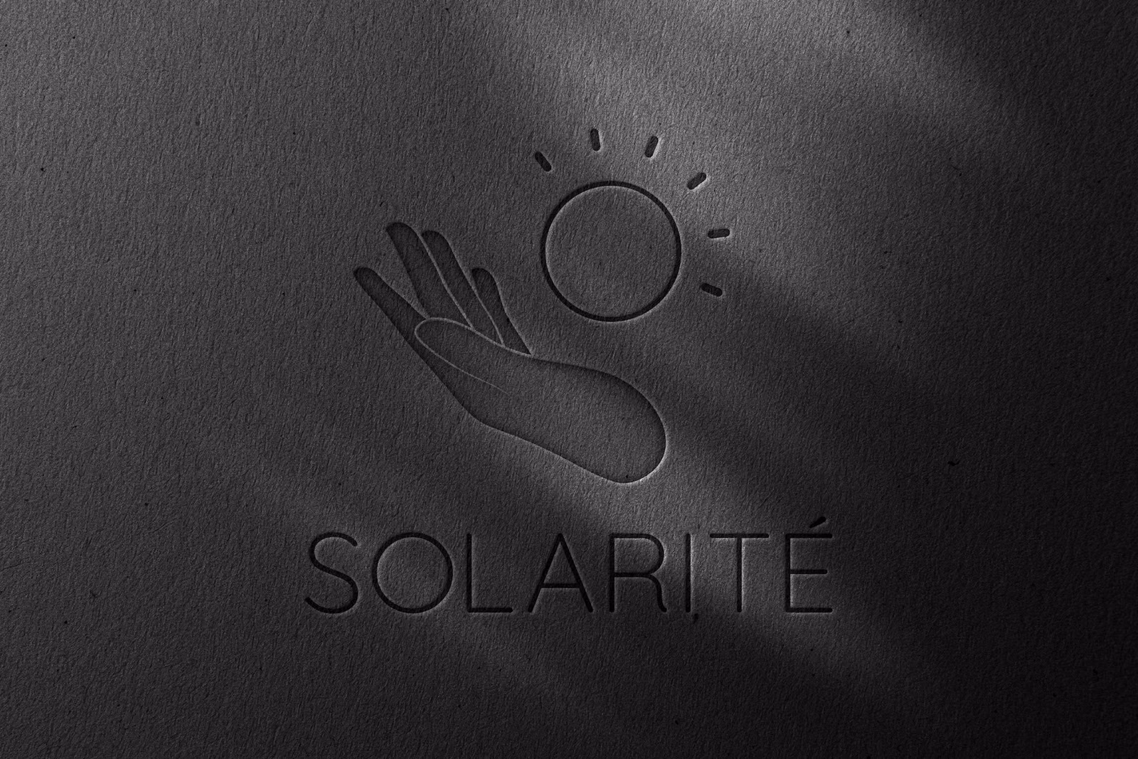 Gaufrage en creux Solarité